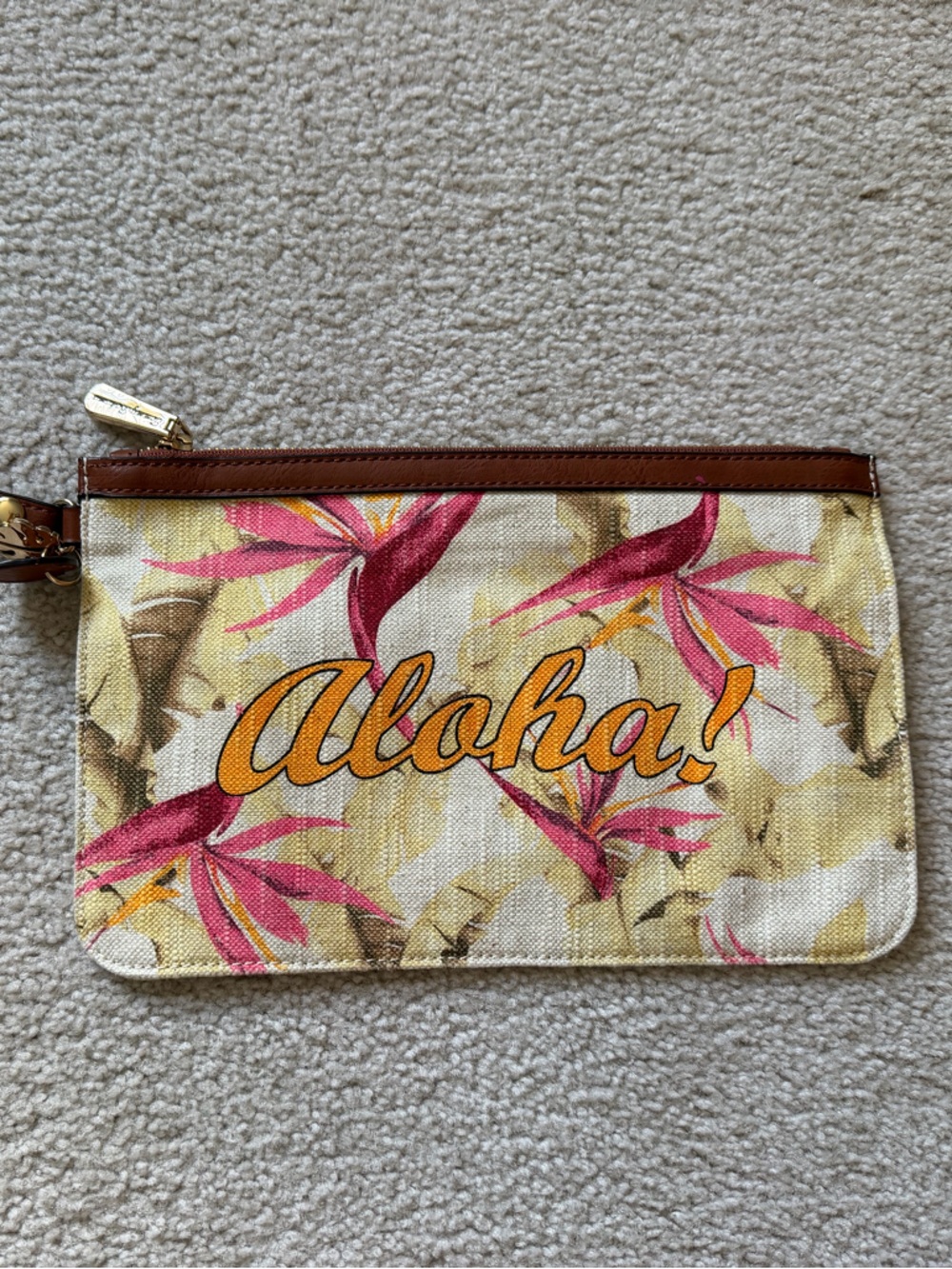 Tommy Bahama ALOHA wristlet.